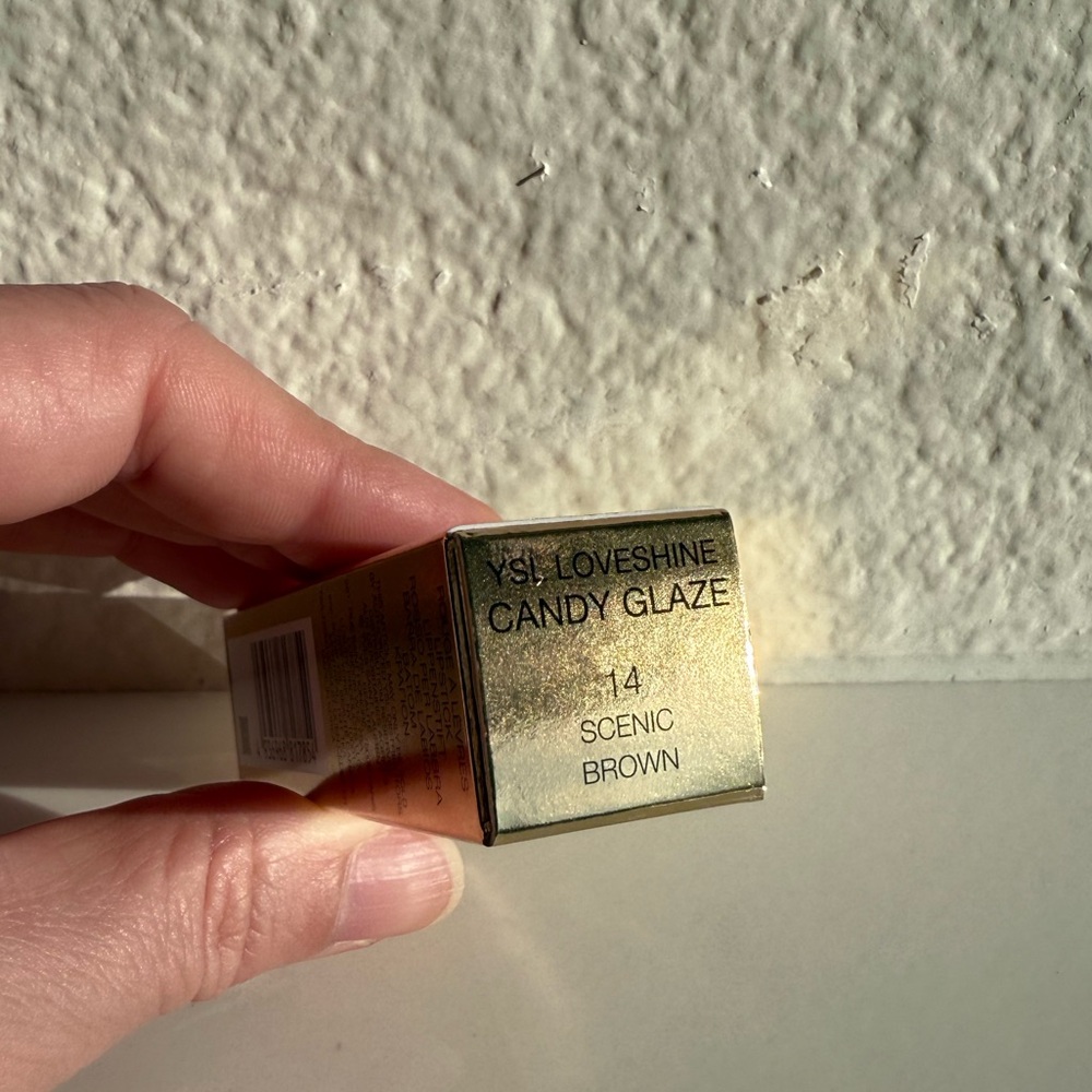 YSL Candy Glaze Lip Gloss Stick Color 14 Scenic Brown - Picture 5 of 12